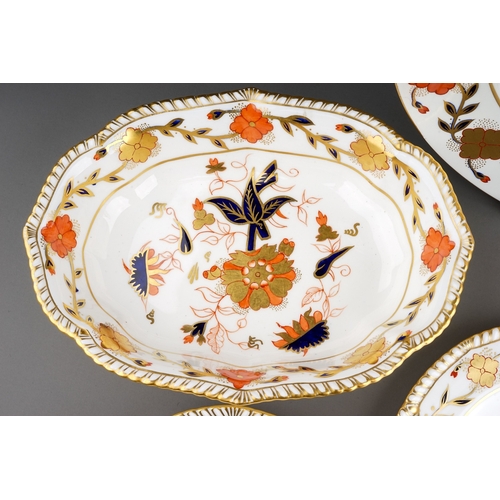 357 - A collection of six Royal Crown Derby pattern numbers A962 and 8687 to include serving bowl, dessert... 