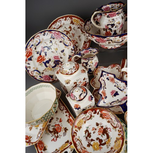 403 - Large collection of Masons Ironstone wares to include bowls, ginger jars and covers, jugs, 6 coffee ... 