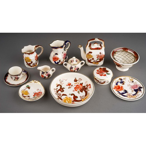 404 - Masons Ironstone - Mandalay - A collection of 20th century Masons Ironstone miniature ceramics to in... 