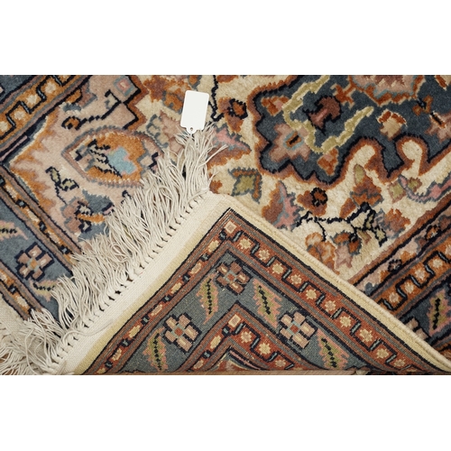 496 - A near pair of Persian wood prayer rugs with central quatrefoil motifs, approx 96 x 63cm (2)