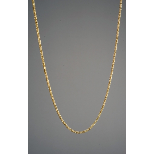 44 - A 9ct yellow gold T-bar, with part chain, gross weight approx 4.4g; together with gold plated jewell... 