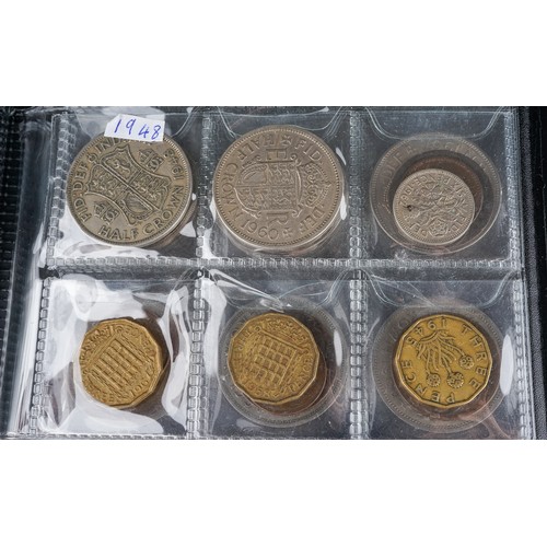 102 - Assorted British 20th Century coins mostly silver to include: George VI half crowns, EII half Crowns... 