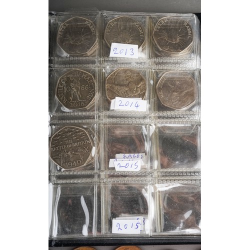 102 - Assorted British 20th Century coins mostly silver to include: George VI half crowns, EII half Crowns... 