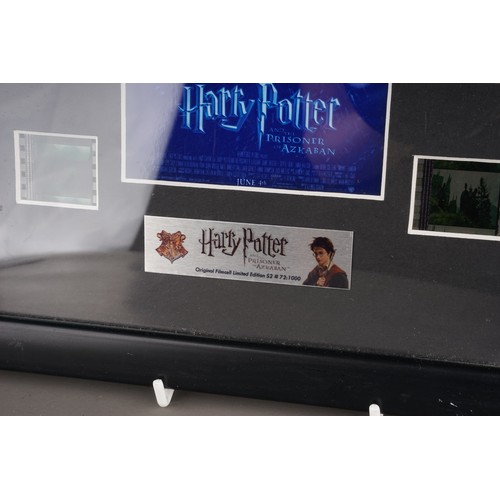 104 - Harry Potter and the Prisoner of Azkaban - ten framed film stills with Certificate to reverse Rye by... 