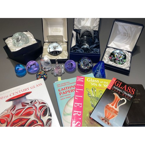 138 - A collection of Caithness glass mainly paperweight to include: 
1. boxed Carousel with Certificate, ... 