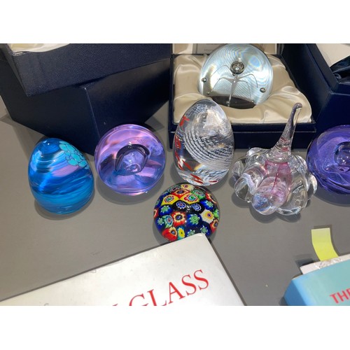 138 - A collection of Caithness glass mainly paperweight to include: 
1. boxed Carousel with Certificate, ... 