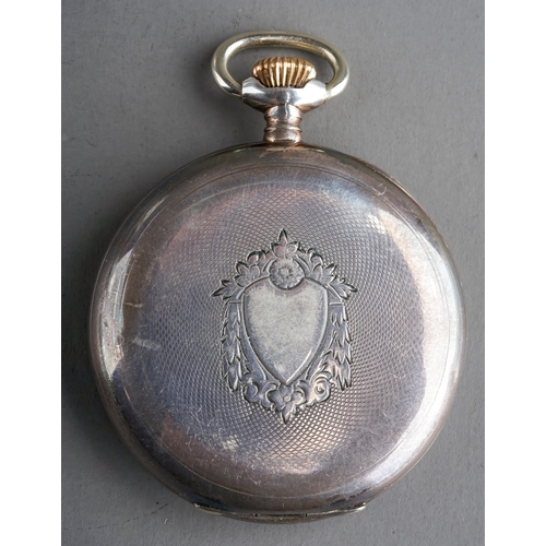 157 - Omega Silver Pocket Watch