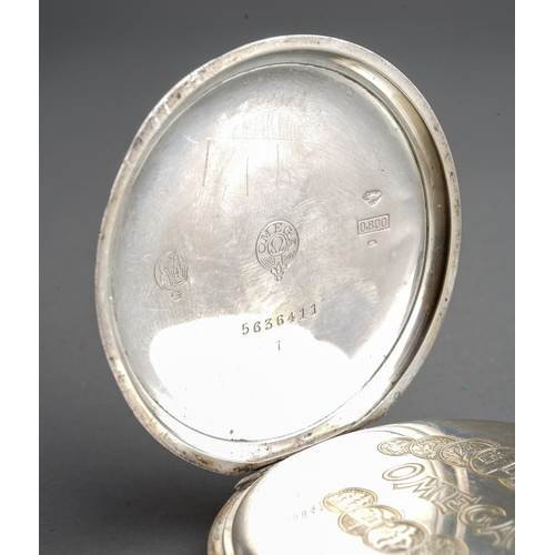 157 - Omega Silver Pocket Watch