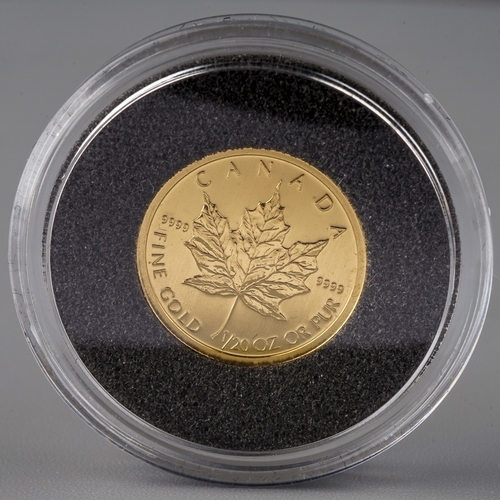 177 - An Elizabeth II 2010 1/20 ounce gold coin, commemorating One Dollar