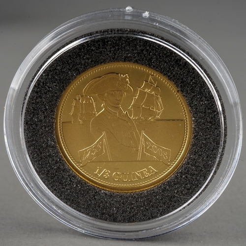 181 - 2008 Tristan Da Cunha 22ct gold 1/3 guinea, boxed with certificate