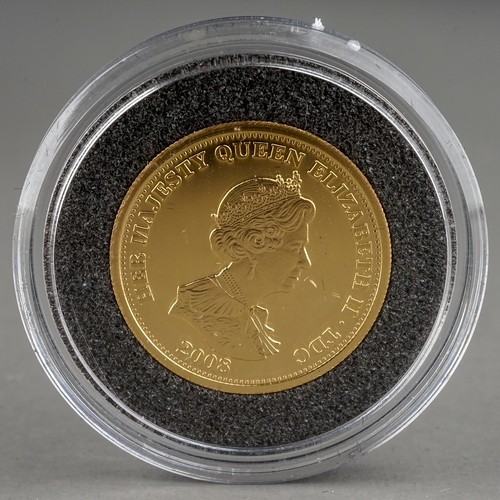 181 - 2008 Tristan Da Cunha 22ct gold 1/3 guinea, boxed with certificate