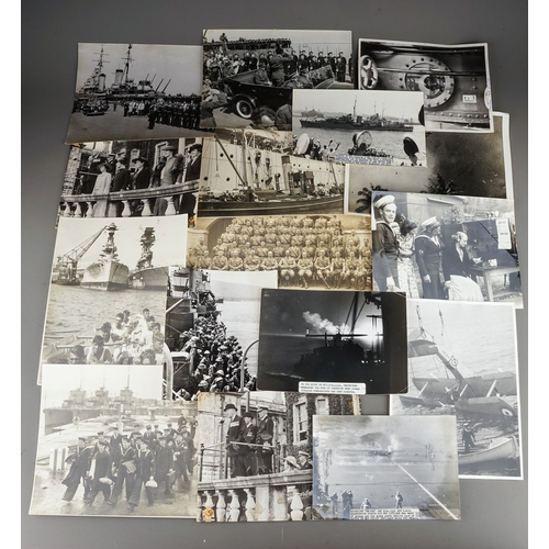 200 - 16 x WW2 Second World War Large Format photographs to include the evacuation of
 BEF troops from Dun... 