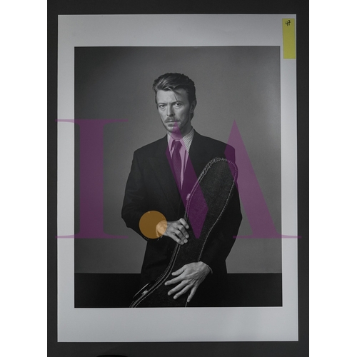 275 - DAVID BOWIE - Sukita Set of Photographs. This lot comprises of 3 Large 42 x 30 cm black and white ph... 