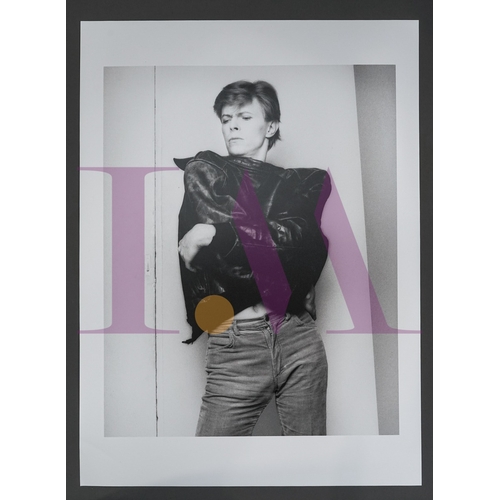 277 - DAVID BOWIE - Leather Jacket Sukita x 3 Photographs.
This lot comprises of 3 Large 42 x 30 cm black ... 