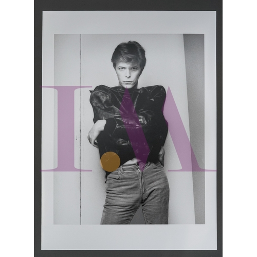 277 - DAVID BOWIE - Leather Jacket Sukita x 3 Photographs.
This lot comprises of 3 Large 42 x 30 cm black ... 