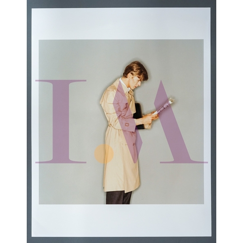 280 - DAVID BOWIE In Japan 1980 Raincoat x 4 Sukita Photographs. Full colour with David Bowie in a Raincoa... 