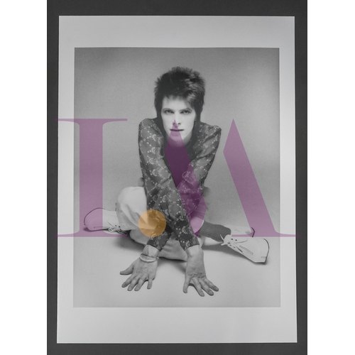 288 - David Bowie Set of 4 Sukita Photographs 1972 shoot.
4 x Large 42 x 30 cm black and white photographs... 