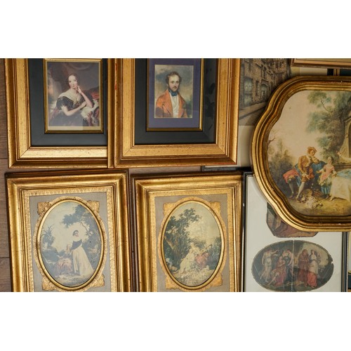 630 - Assorted collection of decorative prints and oils (Q)