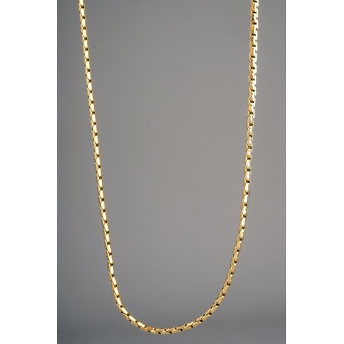 218 - An Italian 9k yellow gold chain, approx 39cm long, gross weight approx 9.5g