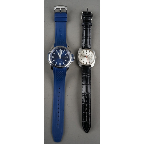 247 - Citizen Eco-Drive men's wristwatch together with Roamer Searock  men's wristwatch (2)