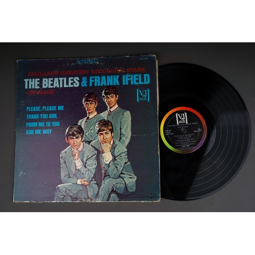 355 - The Beatles, three LPs, comprising 'The Beatles and Frank Ifield On Stage', Vee-Jay Records, stereo,... 