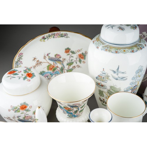 368 - A collection of Wedgwood jasperware and bone china, the jasperware to include a lilac 22.5cm plate, ... 