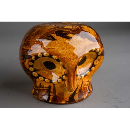 384 - Slipware Owl ( Ozzie the Owl), approx 28 cm tall