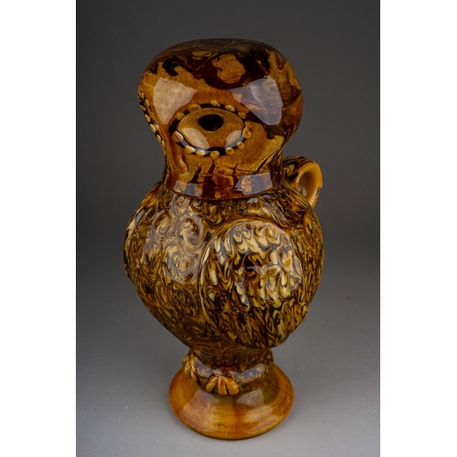 384 - Slipware Owl ( Ozzie the Owl), approx 28 cm tall