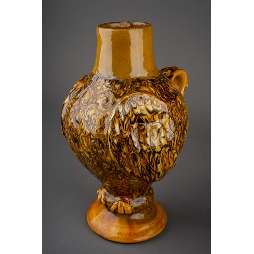 384 - Slipware Owl ( Ozzie the Owl), approx 28 cm tall