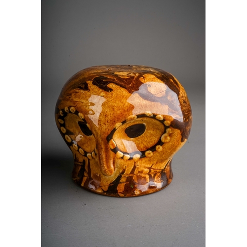 384 - Slipware Owl ( Ozzie the Owl), approx 28 cm tall