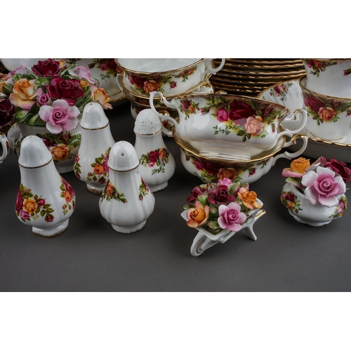 406 - A large collection of Royal Albert 