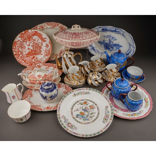 407 - Assorted ceramics to include: two Japanese tea sets; part Lucknow pattern dinner set and further cer... 