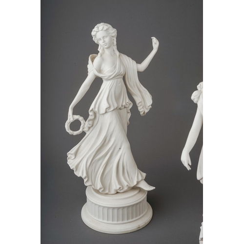 429 - A set of six Wedgwood for Compton & Woodhouse 'The Dancing Hours' Collection limited edition figures... 