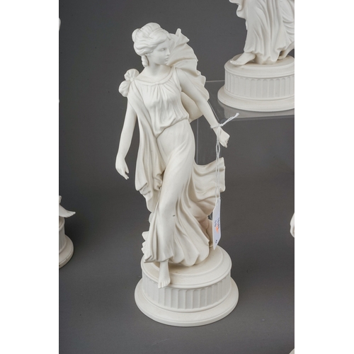 429 - A set of six Wedgwood for Compton & Woodhouse 'The Dancing Hours' Collection limited edition figures... 