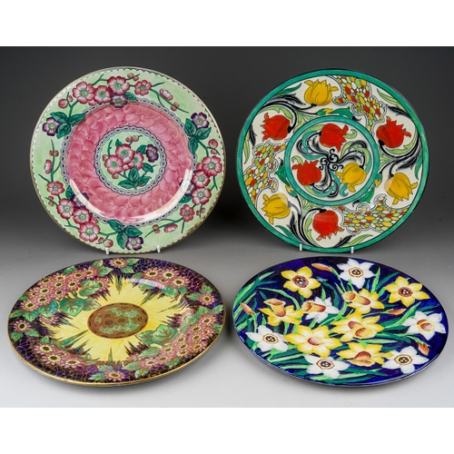 463 - Four Maling circular wall plaques to include:
1. 