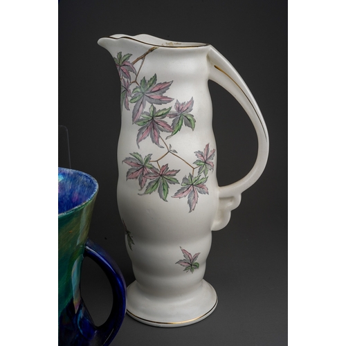 473 - A group of Maling lustre ware to include: four pitcher jugs including pattern no 6590, 5259 and a Co... 