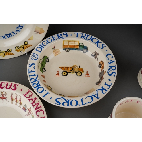 492 - Emma Bridgewater,  collection of nursery designs to include: 
Dancing Mice  a bowl, plate and two mu... 