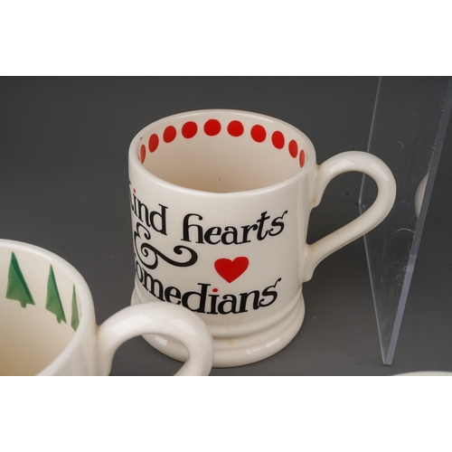 493 - Six Emma Bridgewater large mugs ranges include: 3  x Alice's Escapes (sea side theme); 1 x Copella; ... 