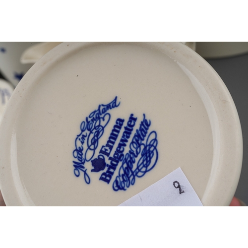 494 - A collection of Emma Bridgewater to designs include: 
Copper Plate (blue and white)- 2 bowls, 2 mugs... 