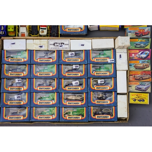 519 - Tray of 27 mainly Matchbox collectors Model A Ford vans including rare editions.  All boxed, Boxes a... 