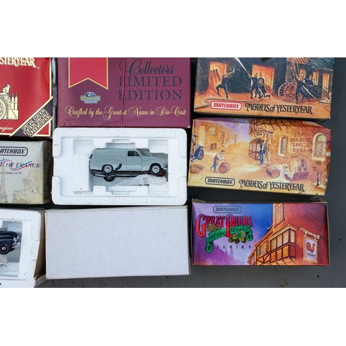 539 - Matchbox Models of Yesteryear plus other etc all in water damaged boxes 3 boxes (af)