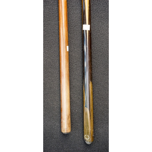 540 - A Riley 2 piece Snooker cue and an Olympia cue