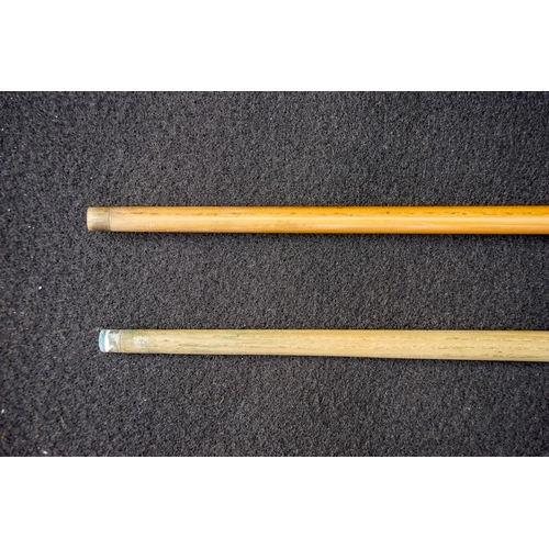 540 - A Riley 2 piece Snooker cue and an Olympia cue