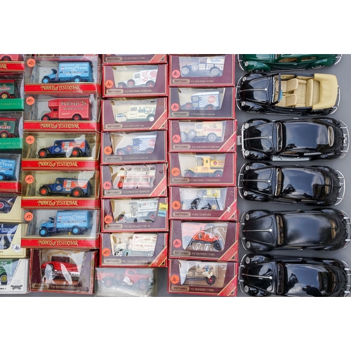 557 - 3 boxes of Joel, Corgi, Minichamps boxed diecast collection.  Boxes af