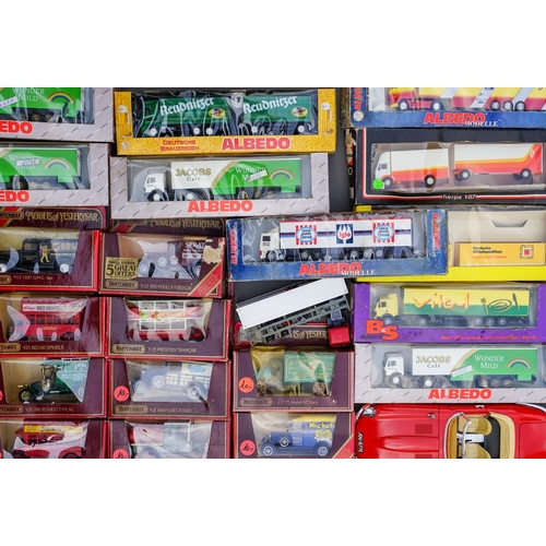 557 - 3 boxes of Joel, Corgi, Minichamps boxed diecast collection.  Boxes af