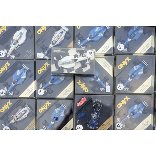 558 - One tray of 30 plus Onyx, F1 racing cars, boxed