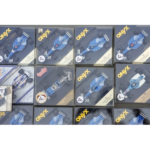 559 - One tray of 30 plus Onyx, F1 racing cars, boxed