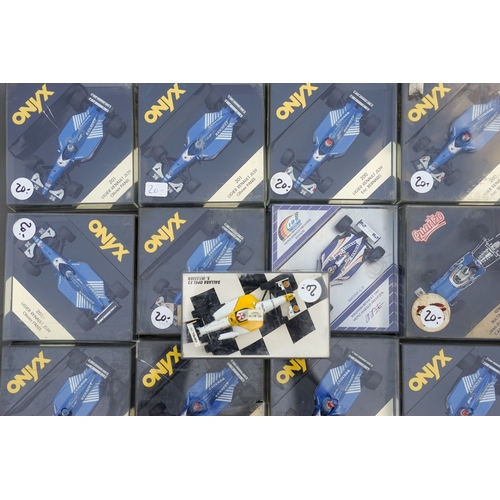 559 - One tray of 30 plus Onyx, F1 racing cars, boxed