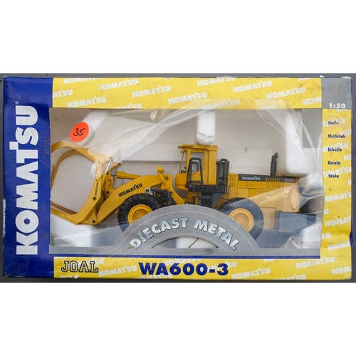 565 - Komatsu Material handler 1/50 scale by Joal.