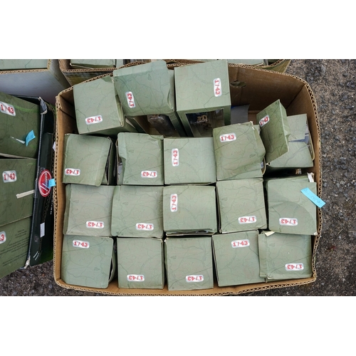 568 - A very large collection of boxed Military vehicles , damaged boxes (5)